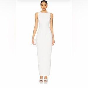 Amanda Uprichard White Maxi Dress